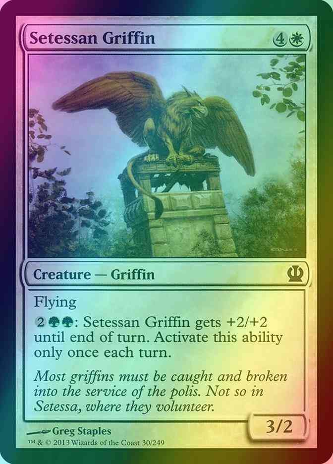 Setessan Griffin [30] [Theros] [Foil]
