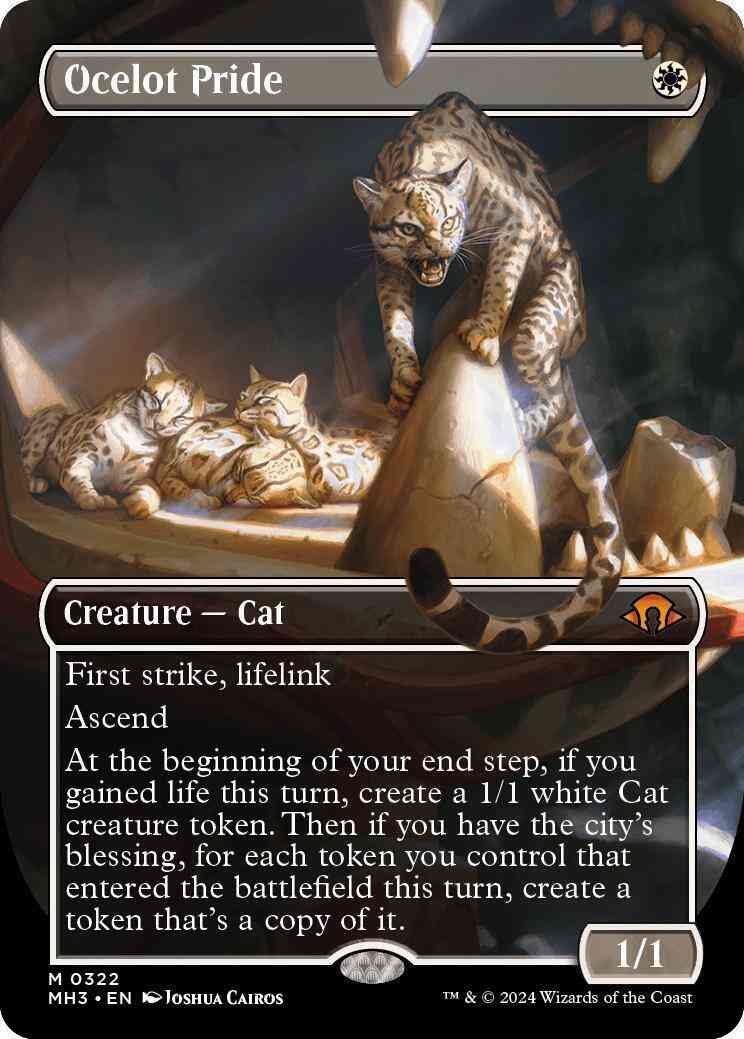 Ocelot Pride [322] [Borderless] [Modern Horizons 3] [Non-Foil]