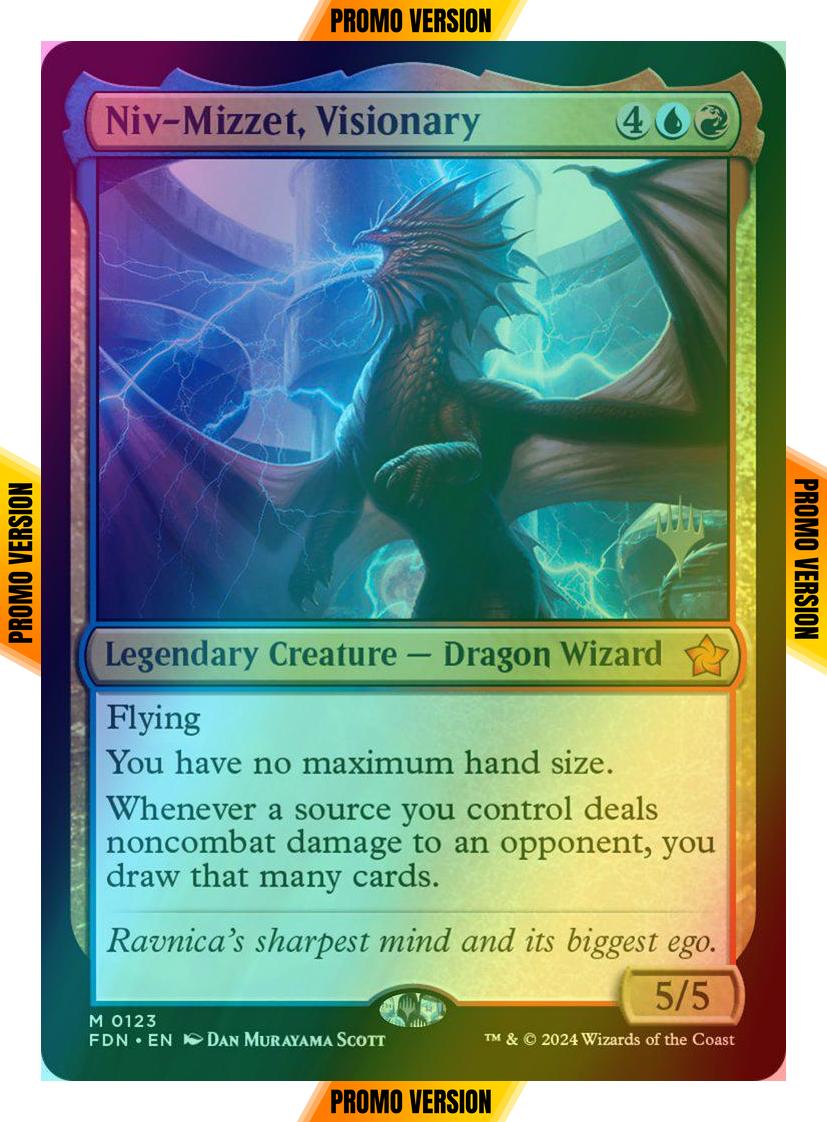 Niv-Mizzet, Visionary [123p] [Promo Pack] [Foundations: Promos] [Foil]