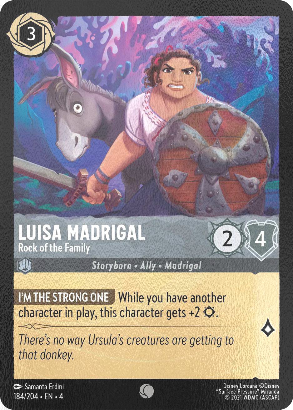 Luisa Madrigal - Rock of the Family - 184/204 [Ursula's Return] [Cold Foil]