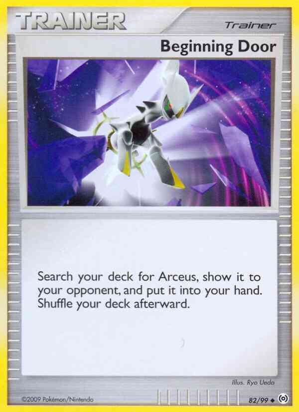Beginning Door - 82/99 - Uncommon [pl4-82] [Non-Holo]