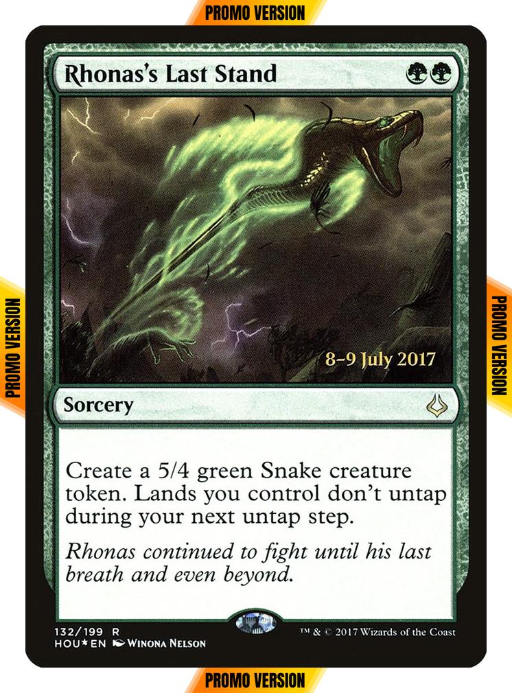 Rhonas's Last Stand [132s] [Hour of Devastation Promos] [Foil]
