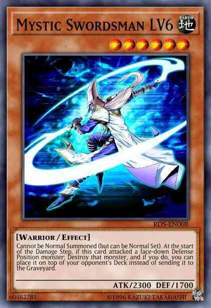 Mystic Swordsman LV6 - LCYW-EN202 - Common - 1st Edition