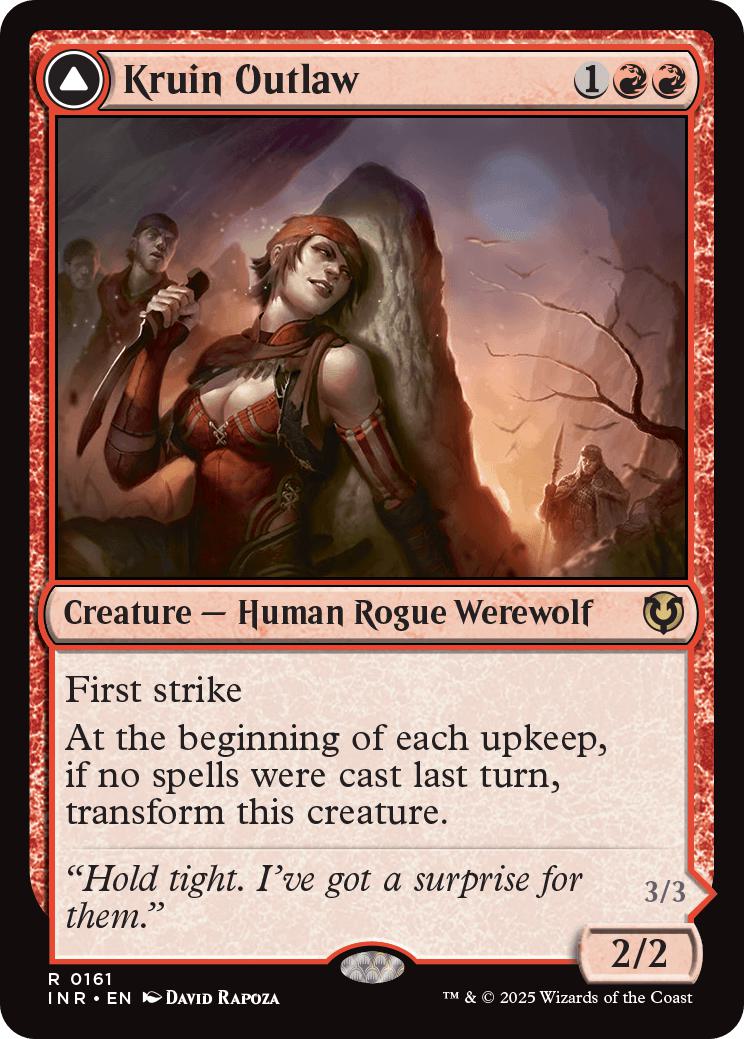 Kruin Outlaw // Terror of Kruin Pass [161] [Innistrad Remastered] [Non-Foil]