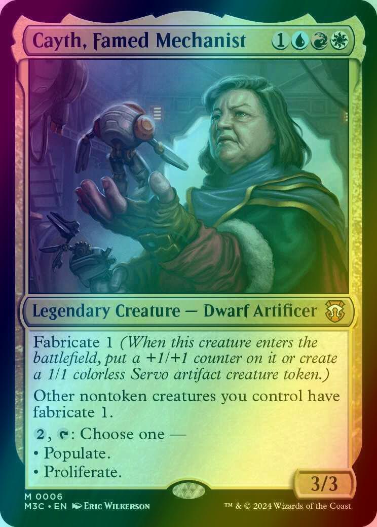 Cayth, Famed Mechanist [6] [Modern Horizons 3: Commander] [Foil]