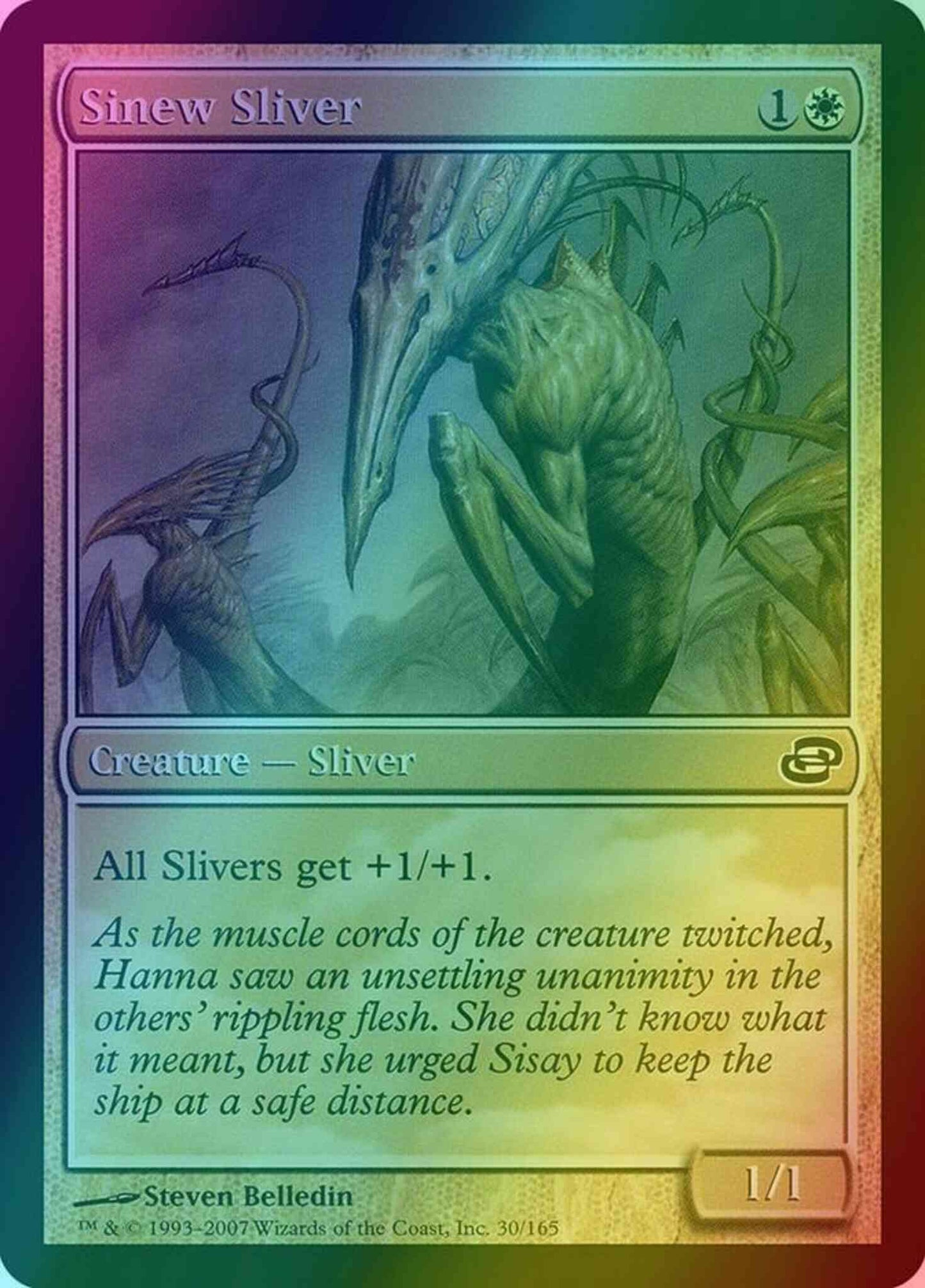 Sinew Sliver [30] [Planar Chaos] [Foil]