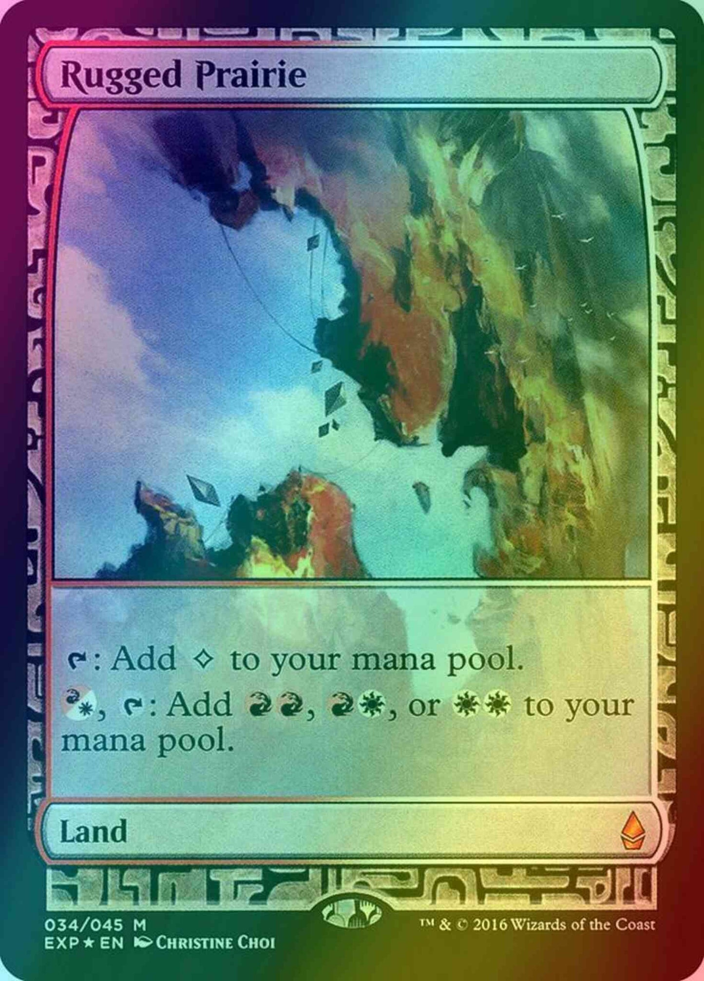 Rugged Prairie [34] [Masterpiece Series] [Zendikar Expeditions] [Foil]