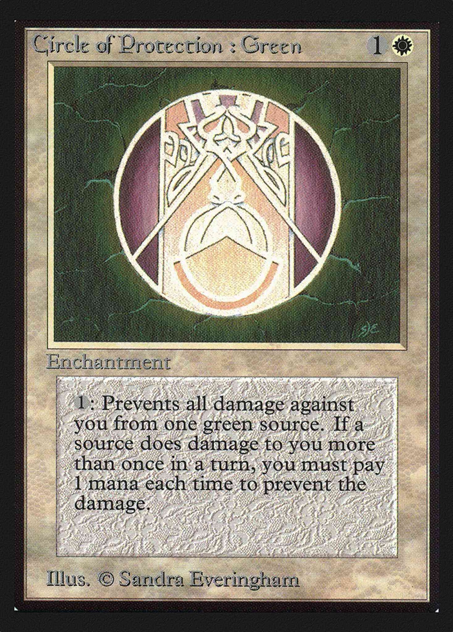Circle of Protection: Green [12] [Intl Collectors Edition] [Non-Foil]