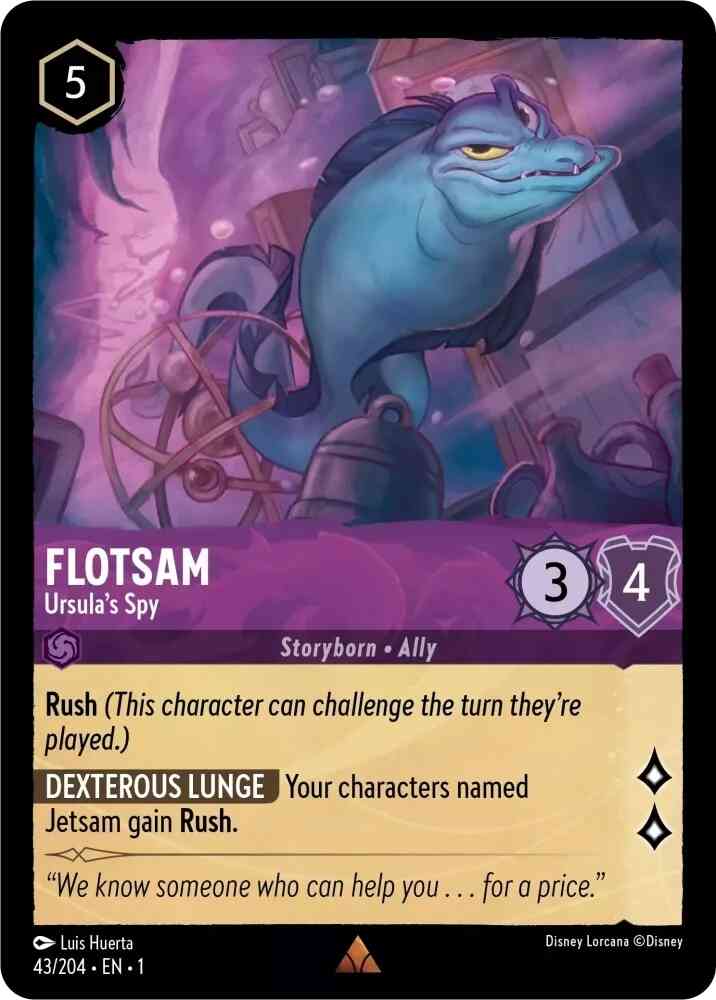 Flotsam - Ursula's Spy - 43/204 [The First Chapter] [Non-Foil]