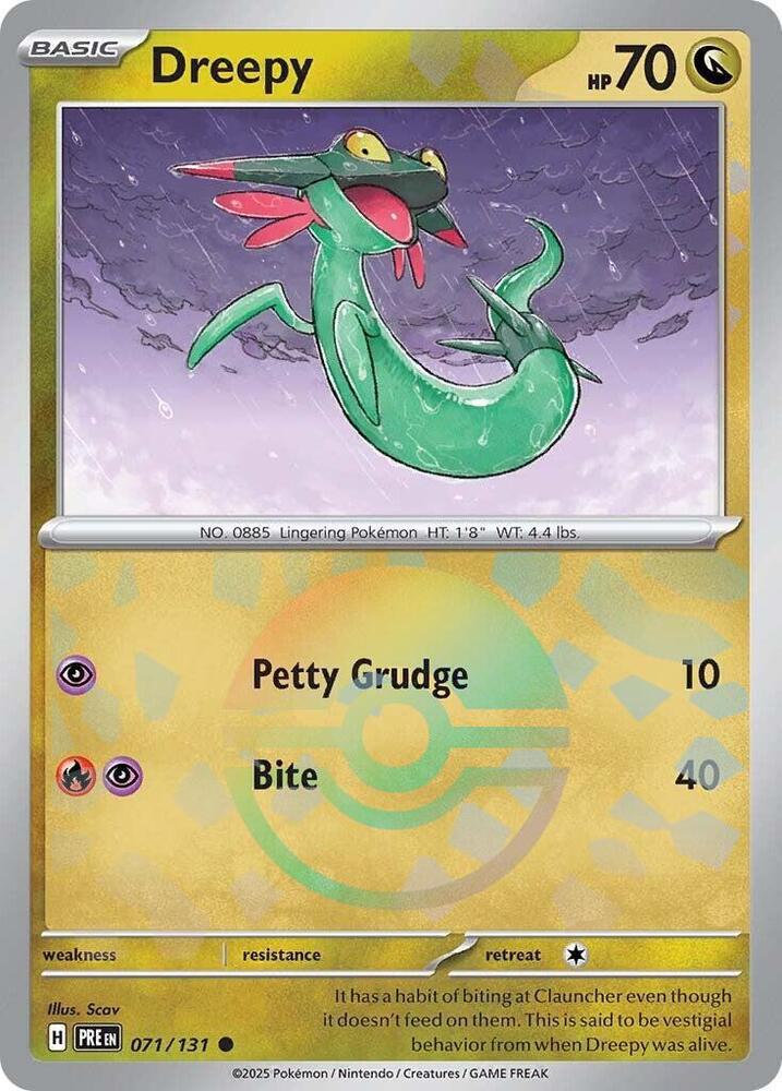 Dreepy - Poké Ball Pattern - 071/131 - Common [sv085-071] [Reverse Holo]