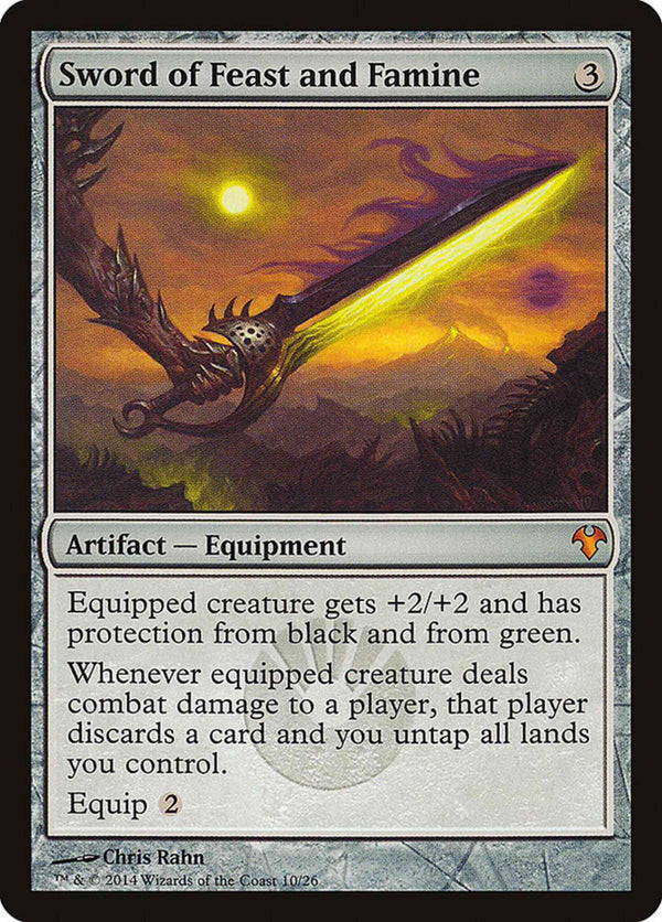 Sword of Feast and Famine [10] [Modern Event Deck 2014] [Non-Foil]