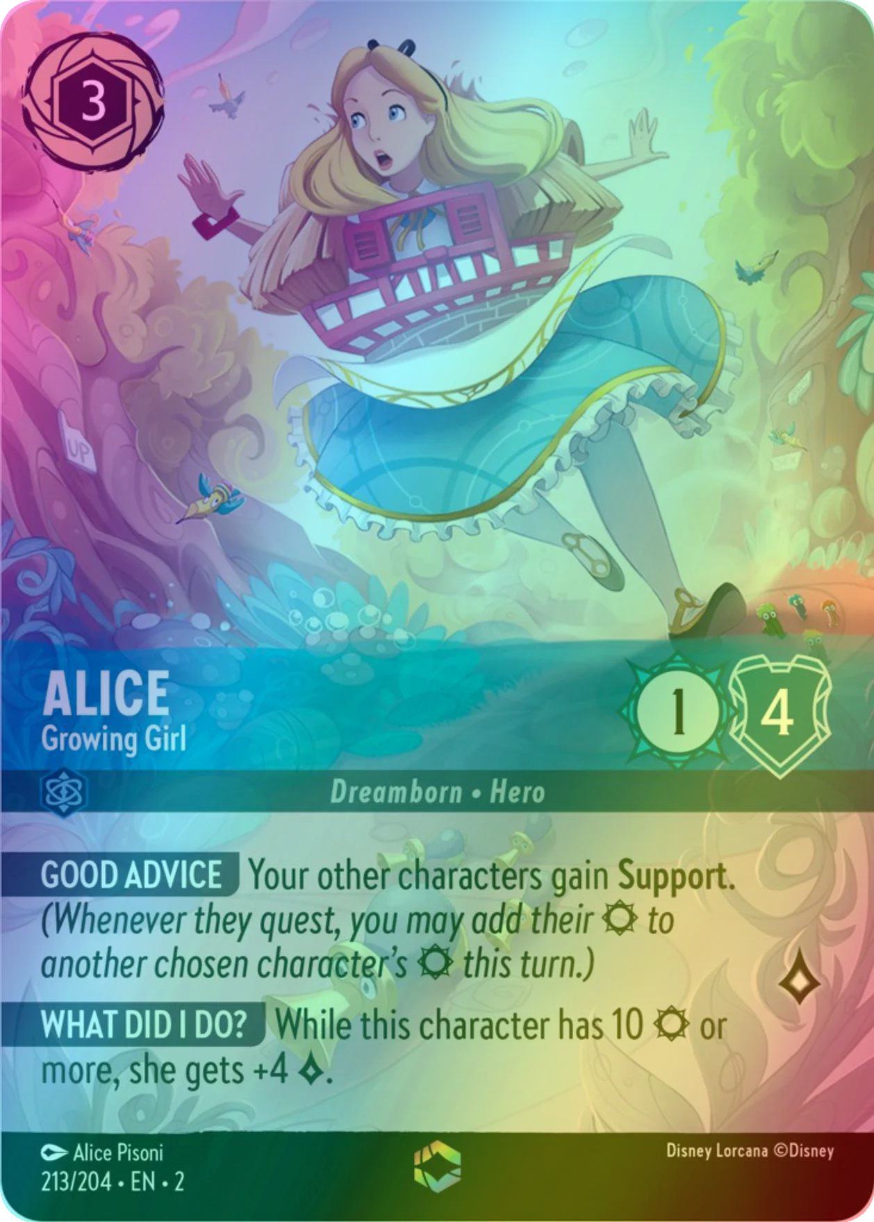 Alice - Growing Girl (Enchanted) - 213/204 [Rise Of The Floodborn] [Holofoil]