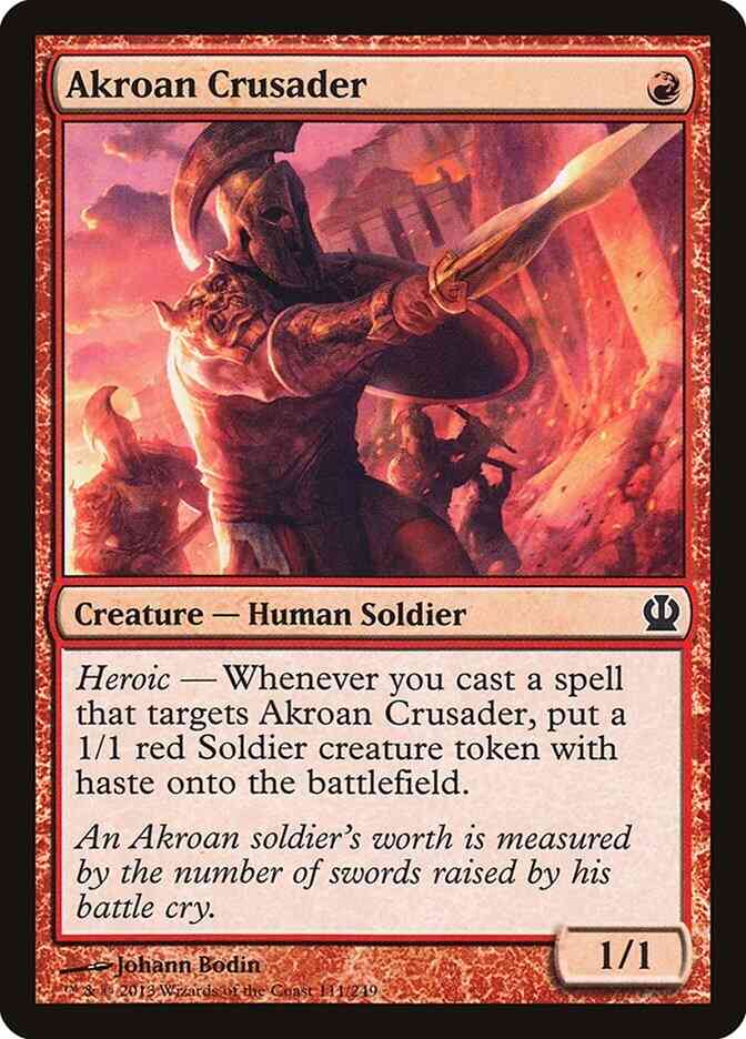 Akroan Crusader [111] [Theros] [Non-Foil]
