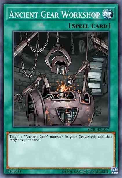 Ancient Gear Workshop - SD10-EN017 - Common - 1st Edition