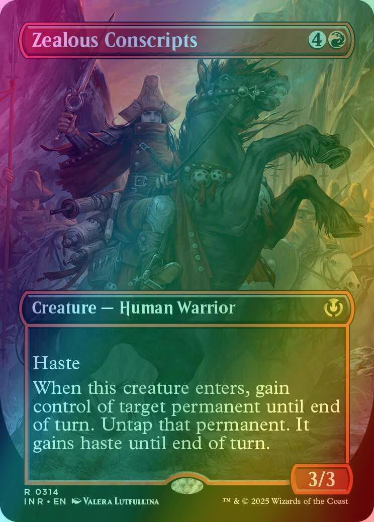 Zealous Conscripts [314] [Borderless] [Innistrad Remastered] [Foil]