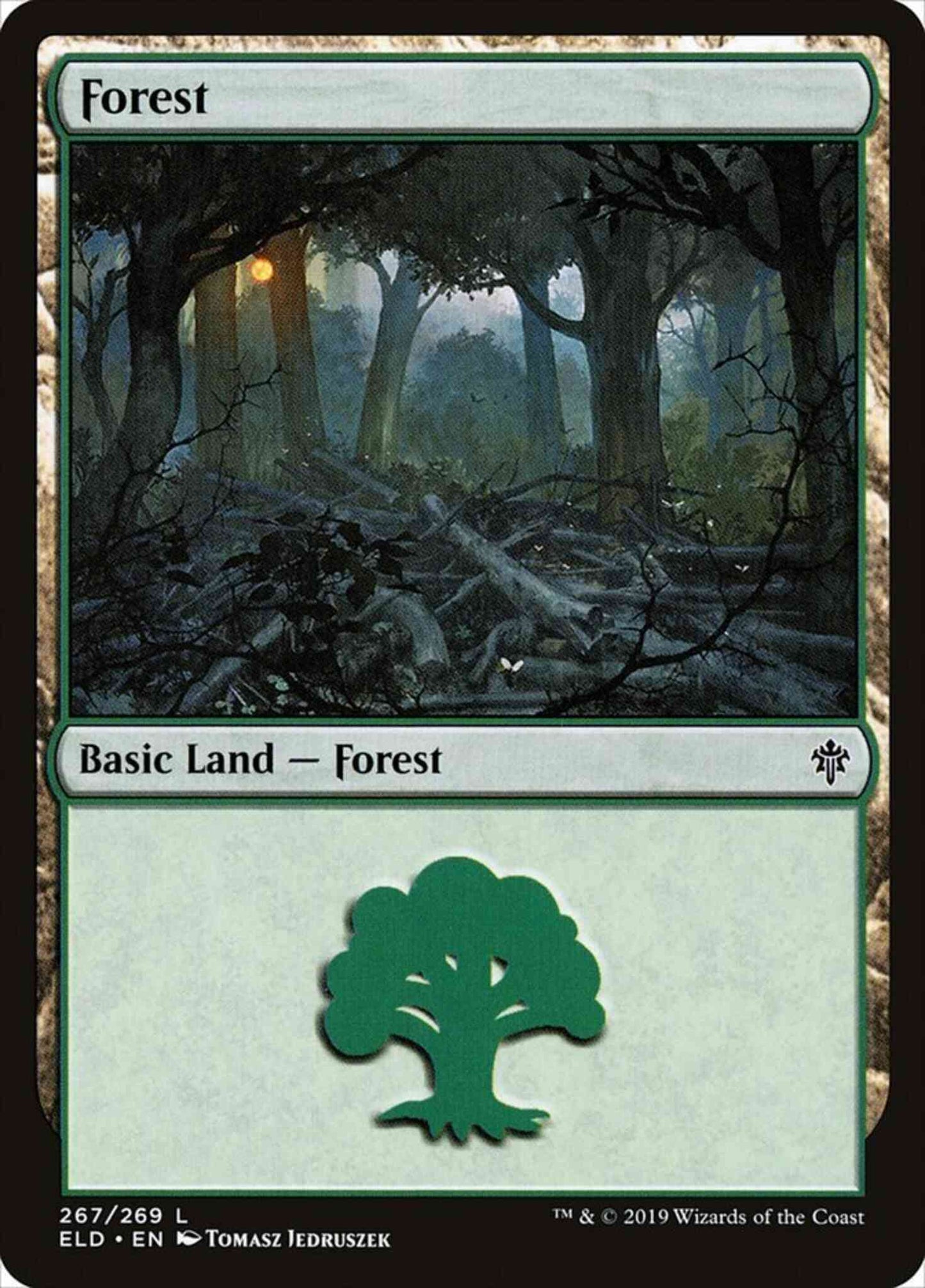 Forest [267] [Throne of Eldraine] [Non-Foil]