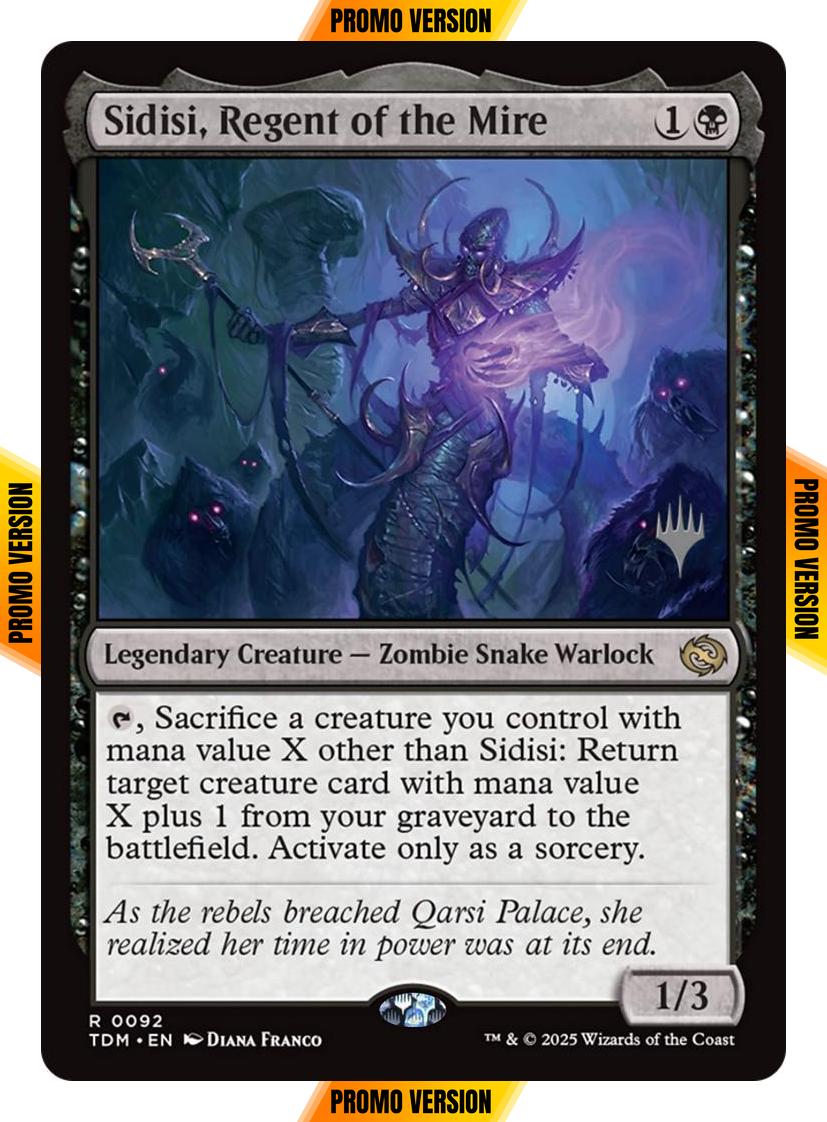Sidisi, Regent of the Mire [92p] [Promo Pack] [Tarkir: Dragonstorm: Promos] [Non-Foil]