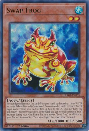 Swap Frog - RA03-EN005 - Ultra Rare - 1st Edition