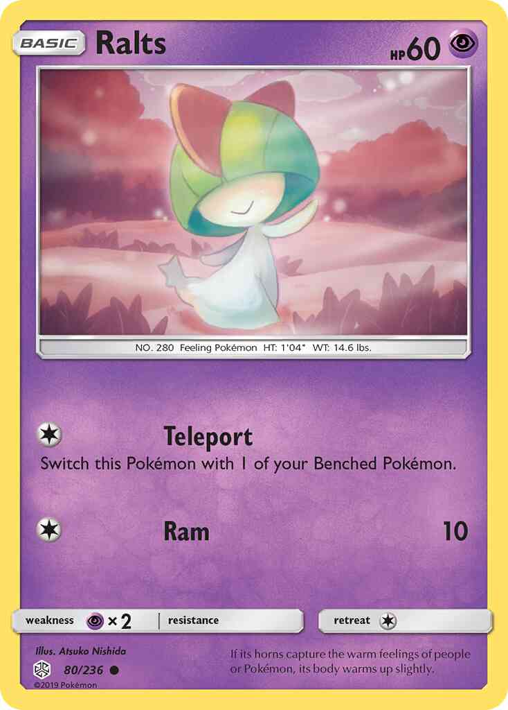 Ralts - 80/236 - Common [sm12-80] [Non-Holo]