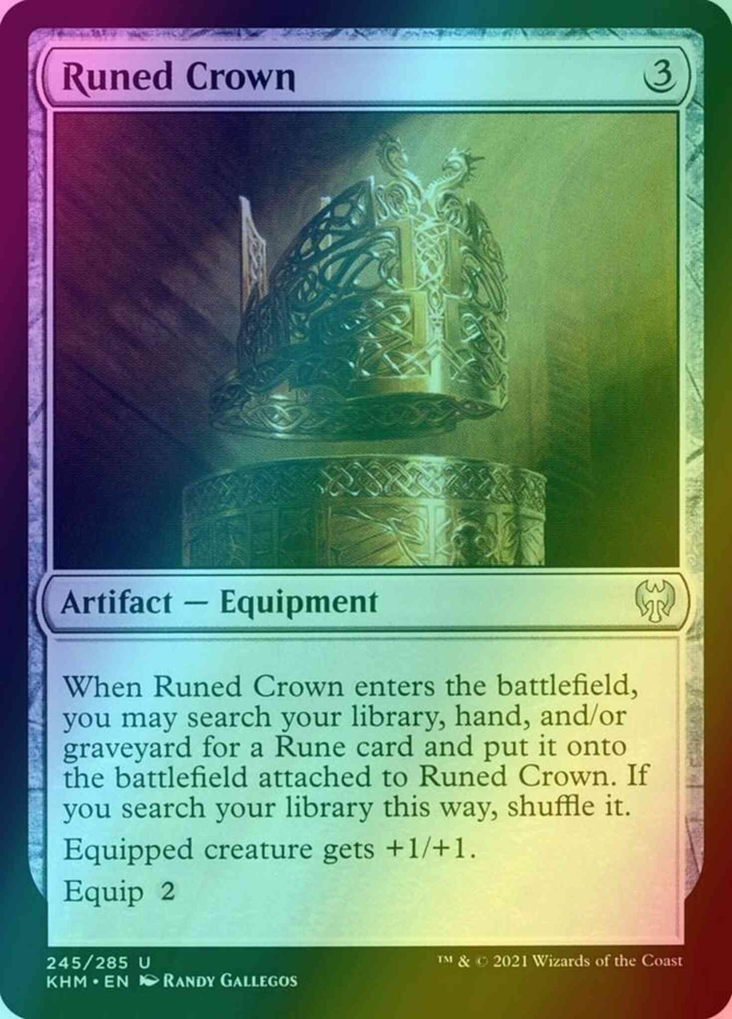 Runed Crown [245] [Kaldheim] [Foil]