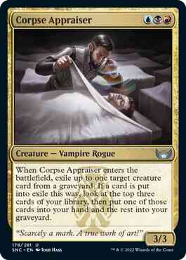 Corpse Appraiser [178] [Streets of New Capenna] [Non-Foil]