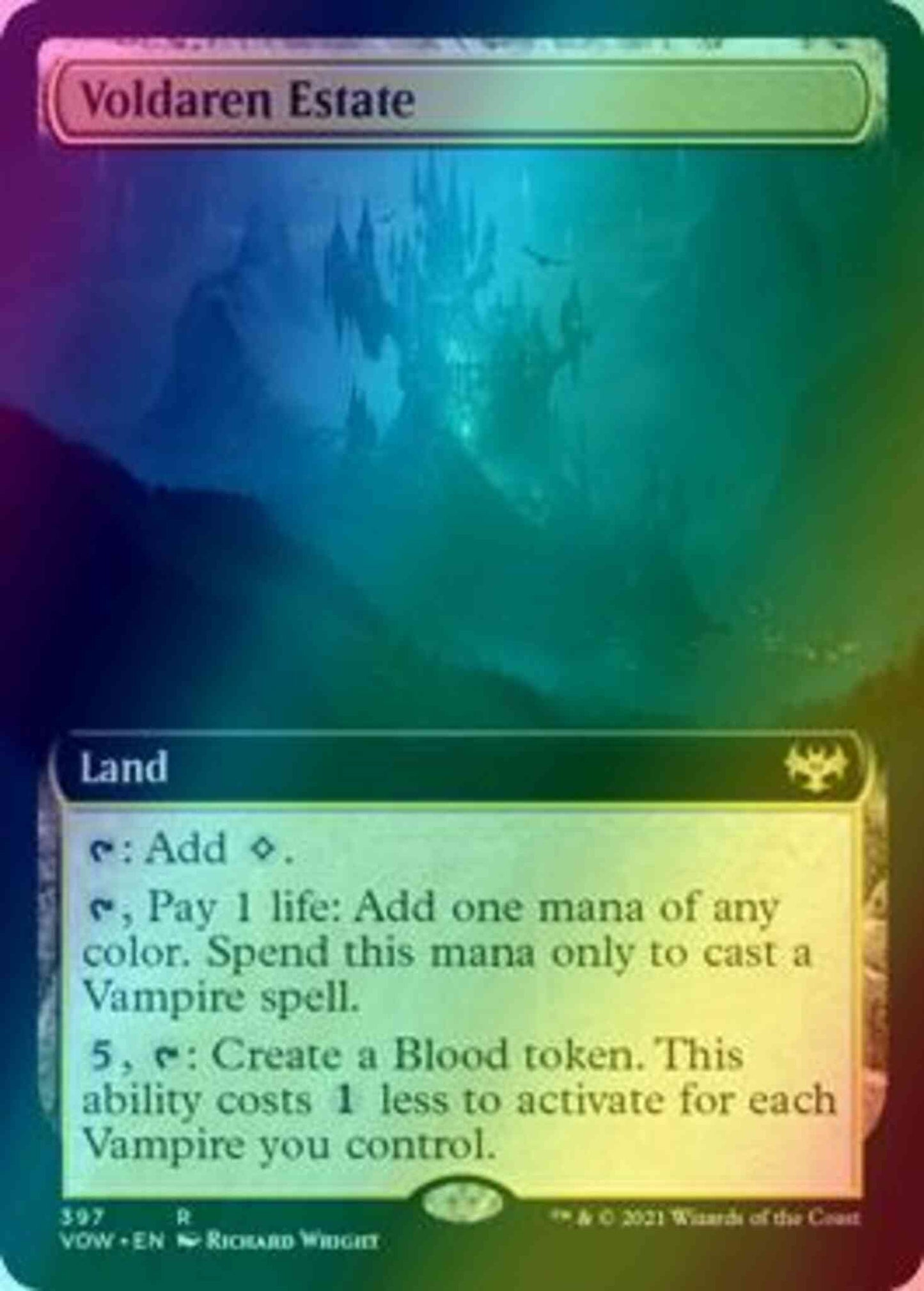 Voldaren Estate [397] [Extended Art] [Innistrad: Crimson Vow] [Foil]