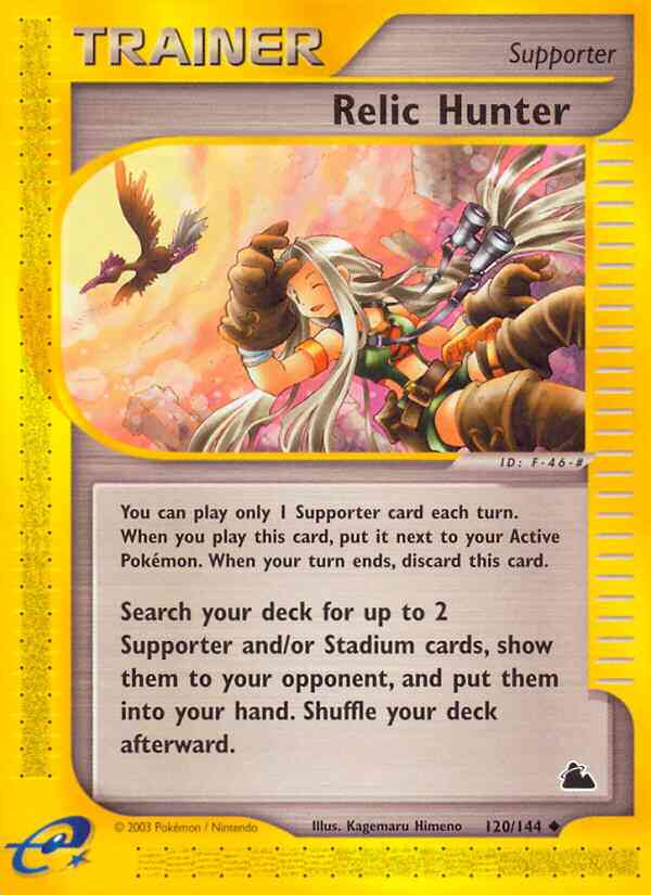 Relic Hunter - 120/144 - Uncommon [ecard3-120] [Non-Holo]