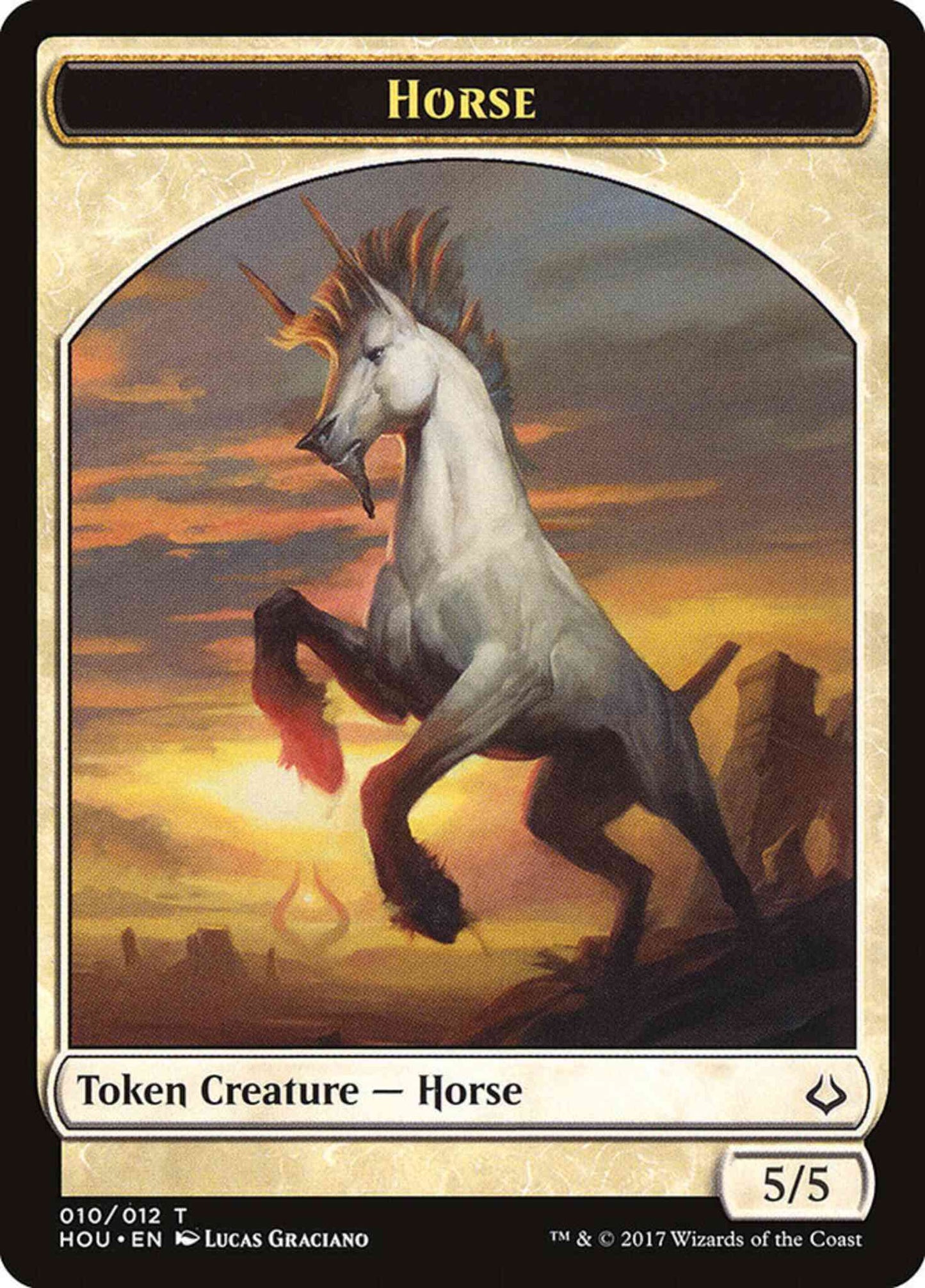 Horse Token [10] [Hour of Devastation Tokens] [Non-Foil]