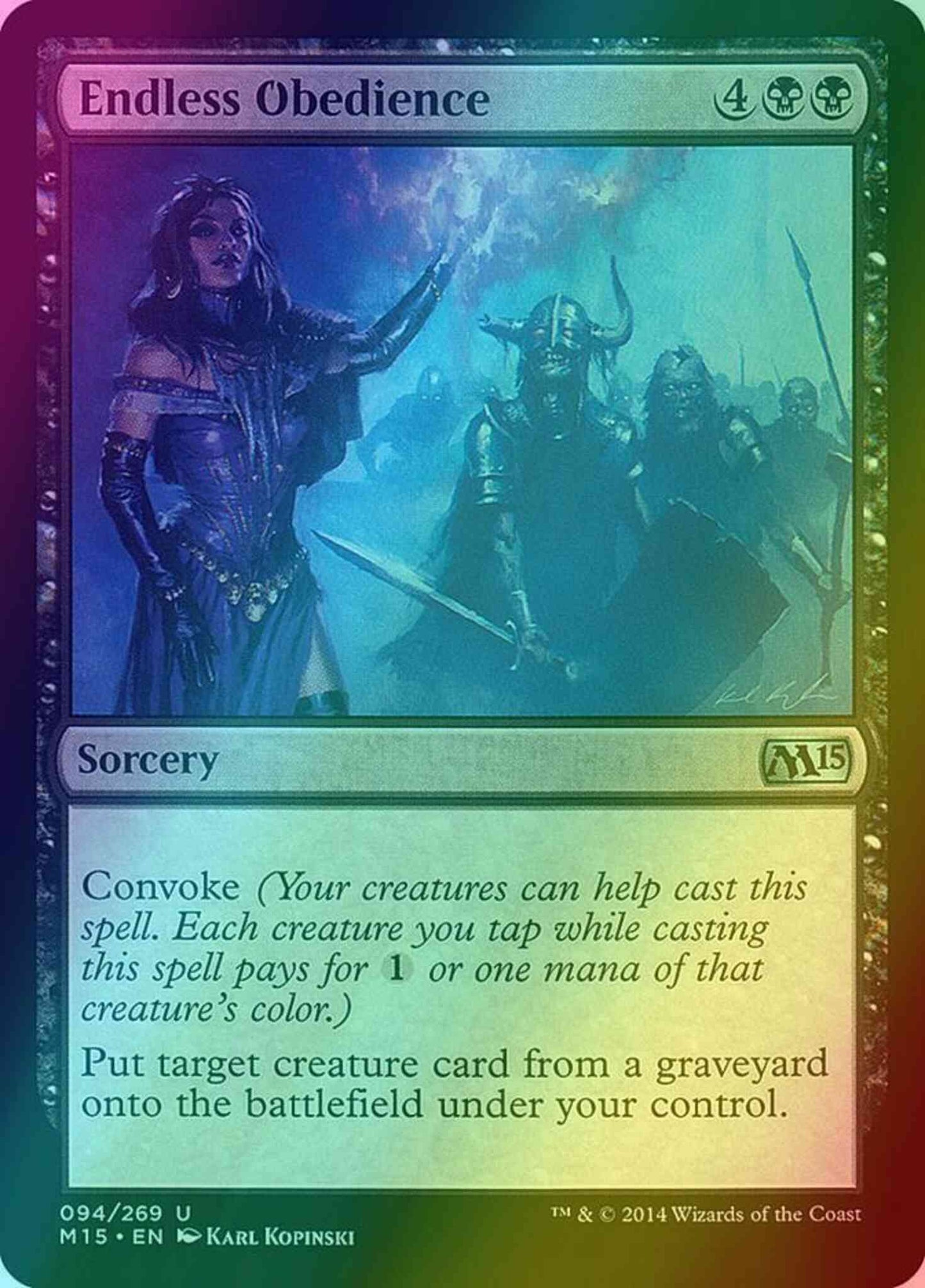 Endless Obedience [94] [Magic 2015] [Foil]