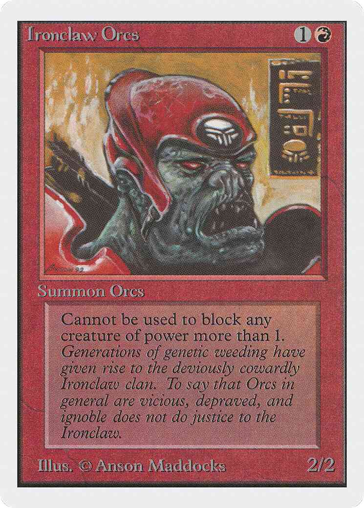 Ironclaw Orcs [160] [Unlimited] [Non-Foil]
