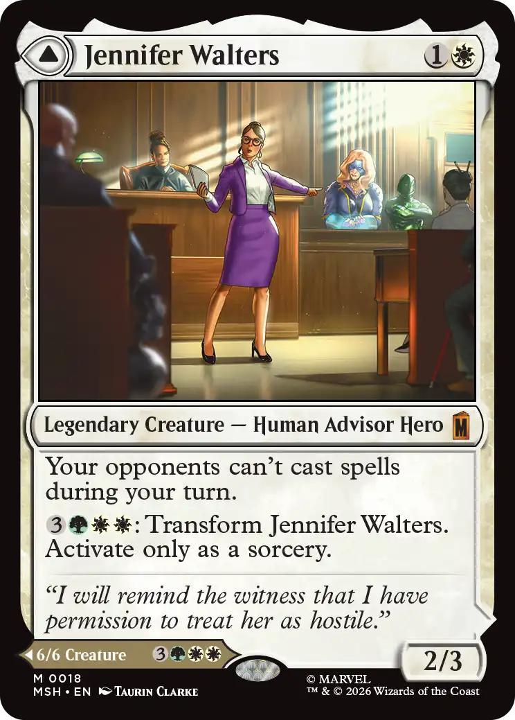 Jennifer Walters // The Sensational She-Hulk [18] [Marvel Super Heroes] [Non-Foil]