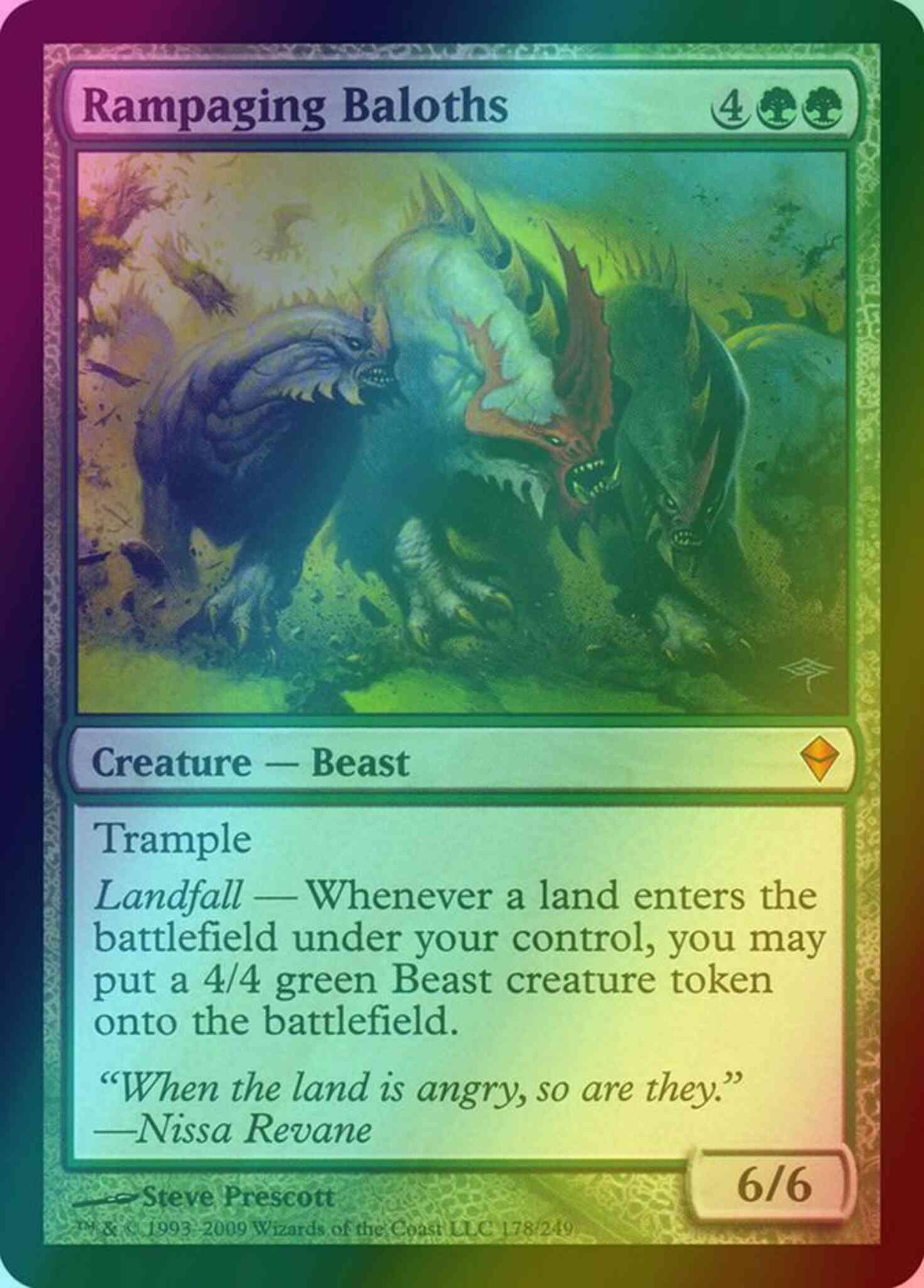 Rampaging Baloths [178] [Zendikar] [Foil]