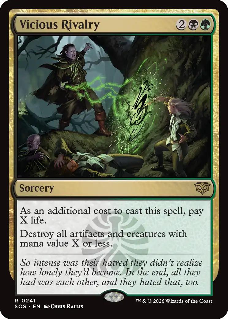 Vicious Rivalry [241] [Secrets of Strixhaven] [Non-Foil]