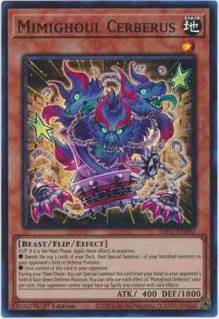 Mimighoul Cerberus - INFO-EN092 - Super Rare - 1st Edition