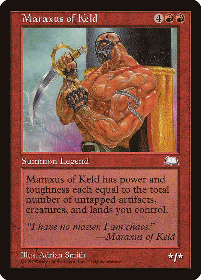 Maraxus of Keld [111] [Weatherlight] [Non-Foil]