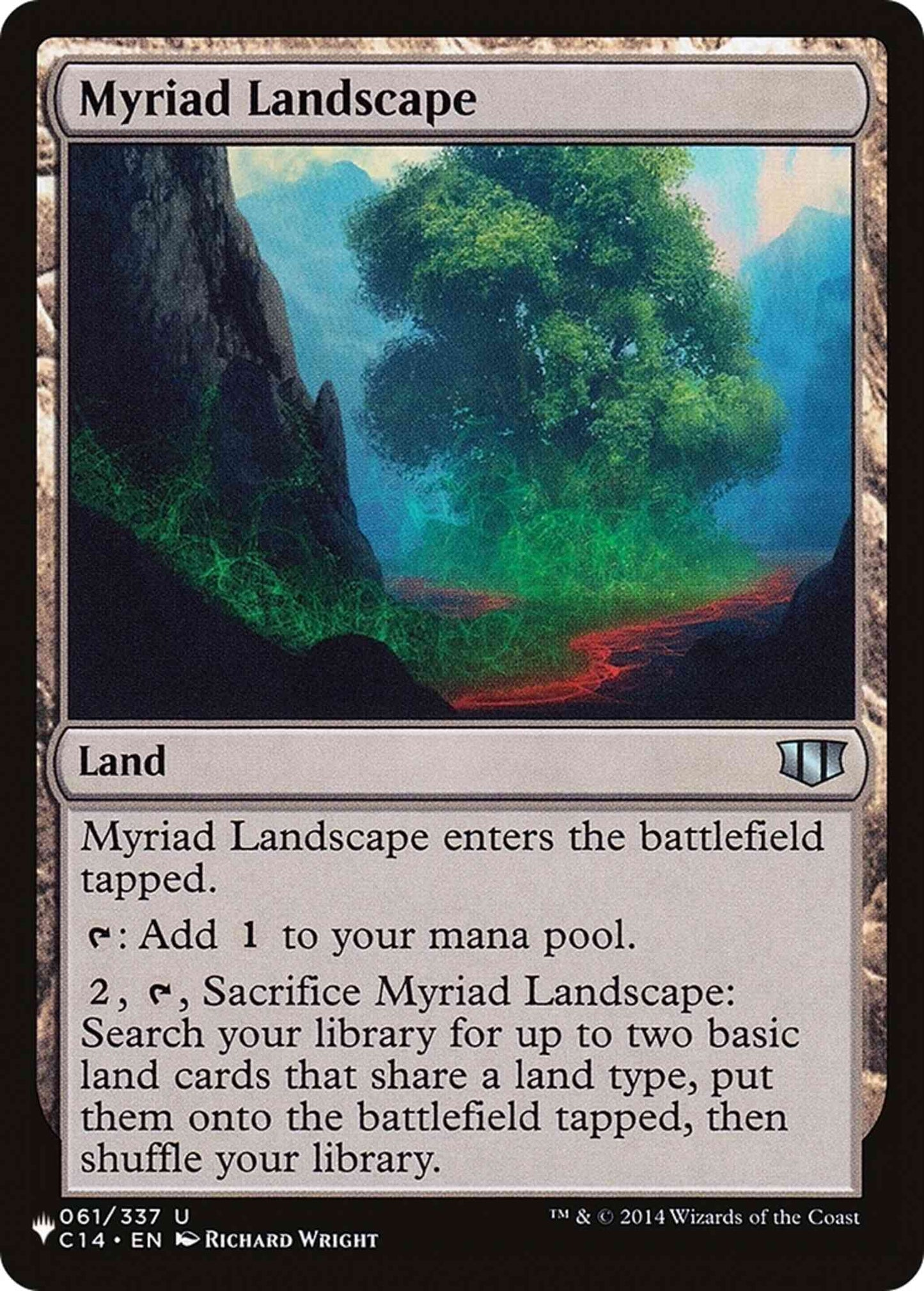 Myriad Landscape [C14-61] [The List] [Non-Foil]