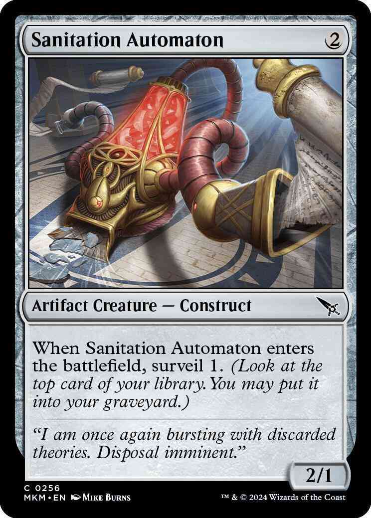 Sanitation Automaton [256] [Murders at Karlov Manor] [Non-Foil]