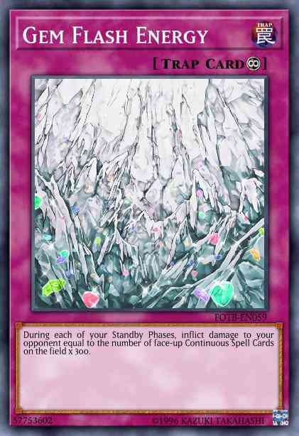 Gem Flash Energy - FOTB-EN059 - Common - 1st Edition