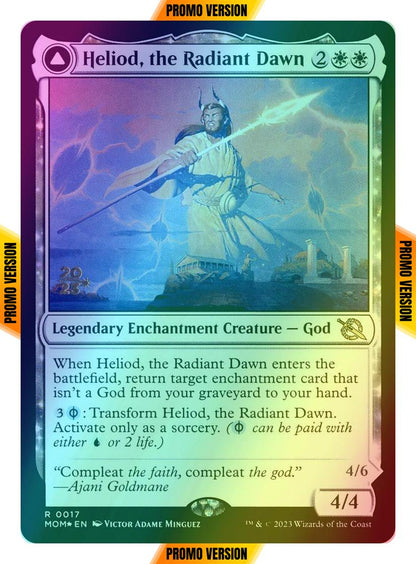 Heliod, the Radiant Dawn // Heliod, the Warped Eclipse [17s] [Prerelease] [March of the Machine: Promos] [Foil]