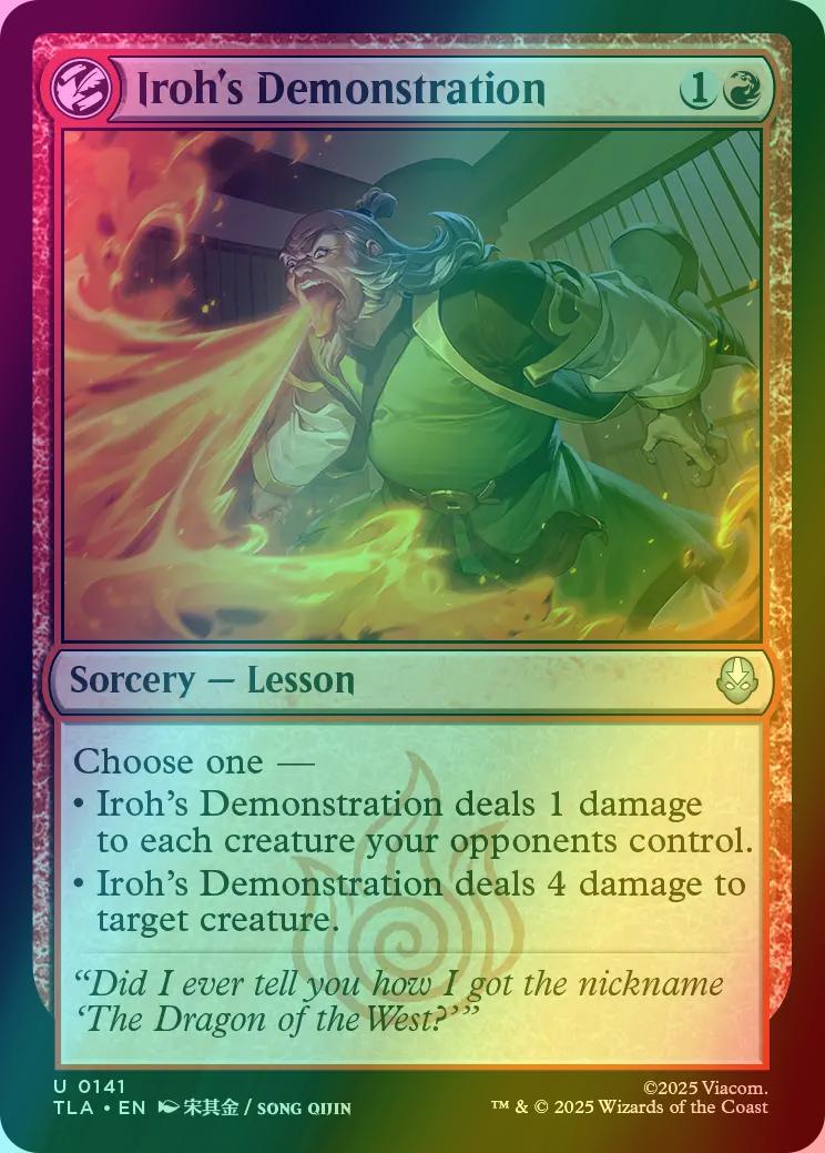 Iroh's Demonstration [141] [Avatar: The Last Airbender] [Foil]