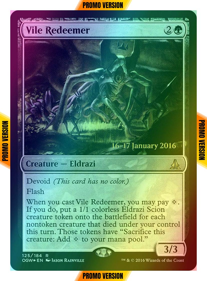 Vile Redeemer [125s] [Oath of the Gatewatch Promos] [Foil]