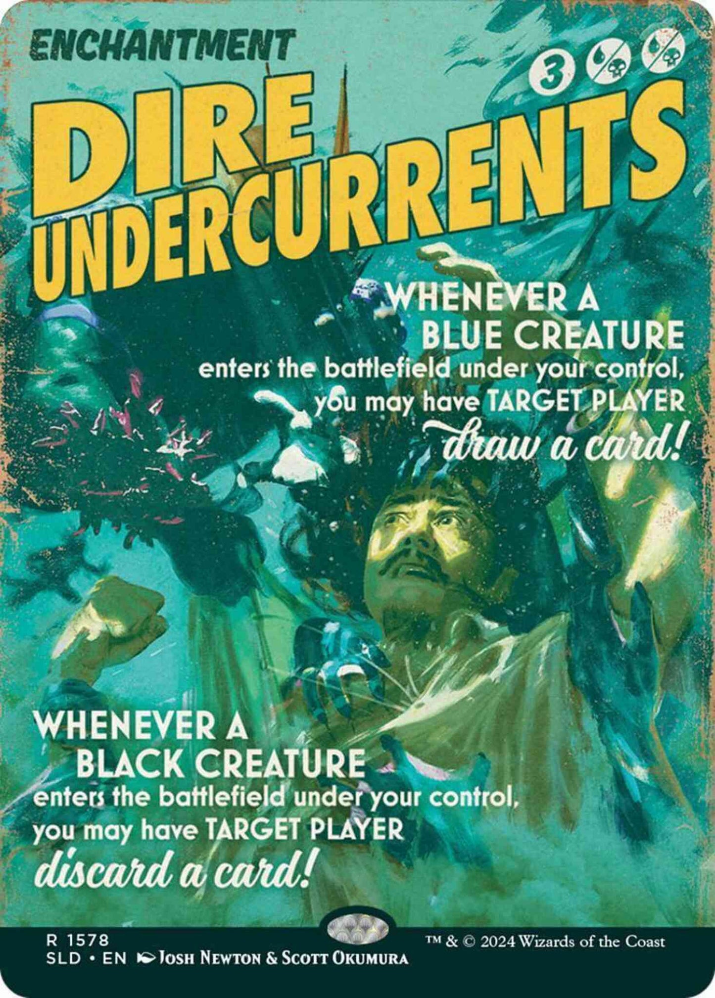 Dire Undercurrents [1578] [Borderless] [Hard-Boiled Thrillers] [Secret Lair Drop] [Non-Foil]