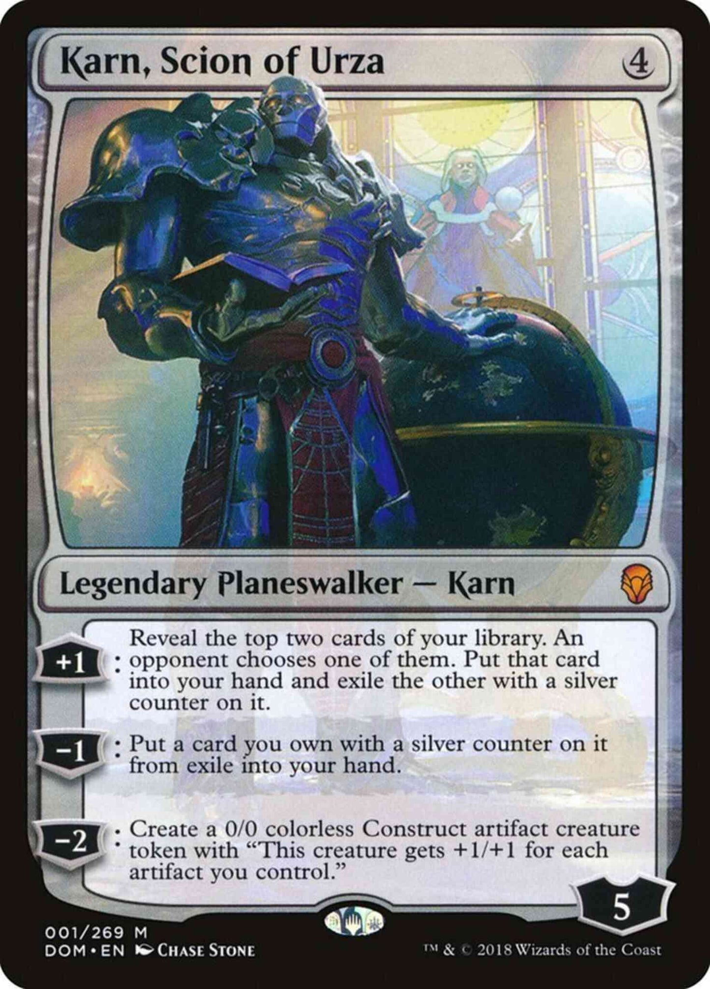 Karn, Scion of Urza [1] [Dominaria] [Non-Foil]