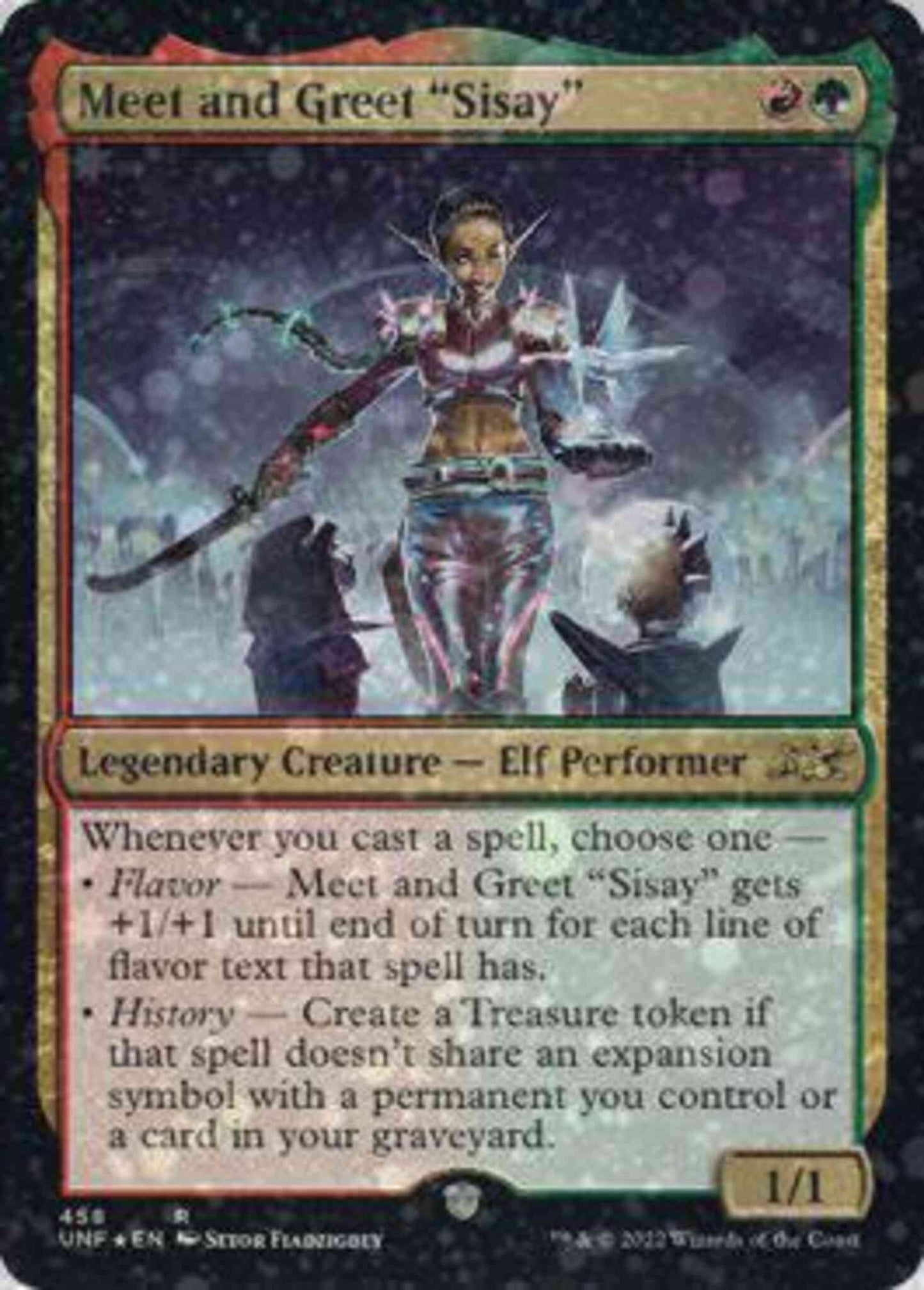 Meet and Greet "Sisay" [458] [Unfinity] [Galaxy Foil]