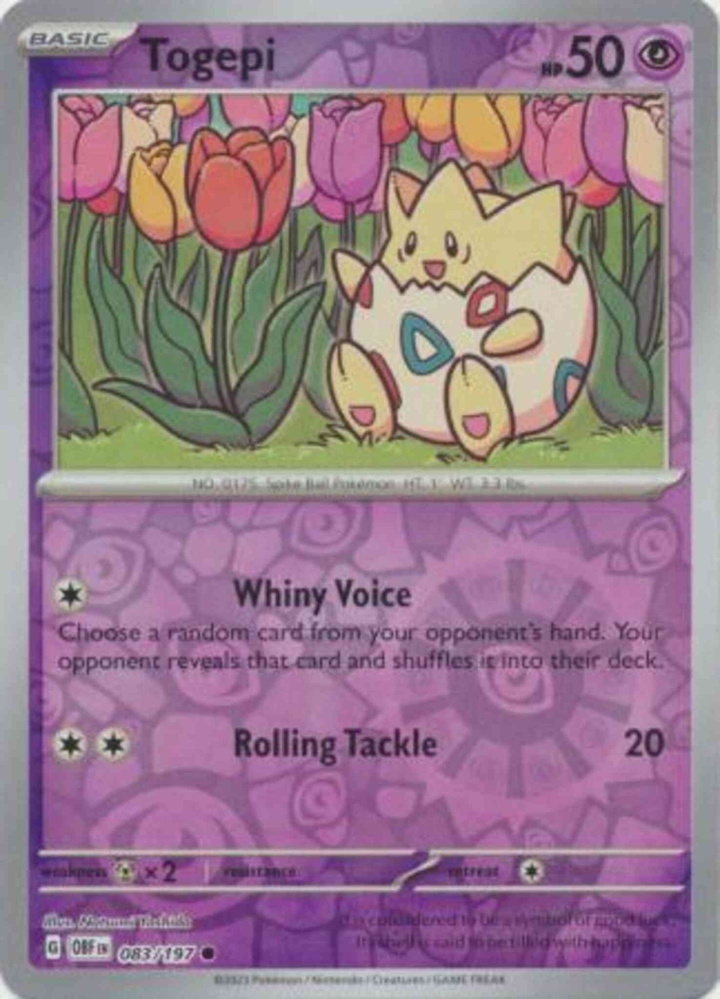 Togepi - 083/197 - Common [sv03-083] [Reverse Holo]