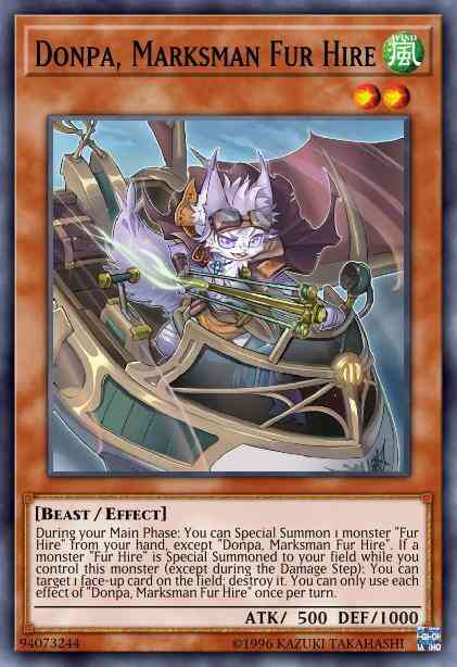 Donpa, Marksman Fur Hire - MP19-EN244 - Common - 1st Edition