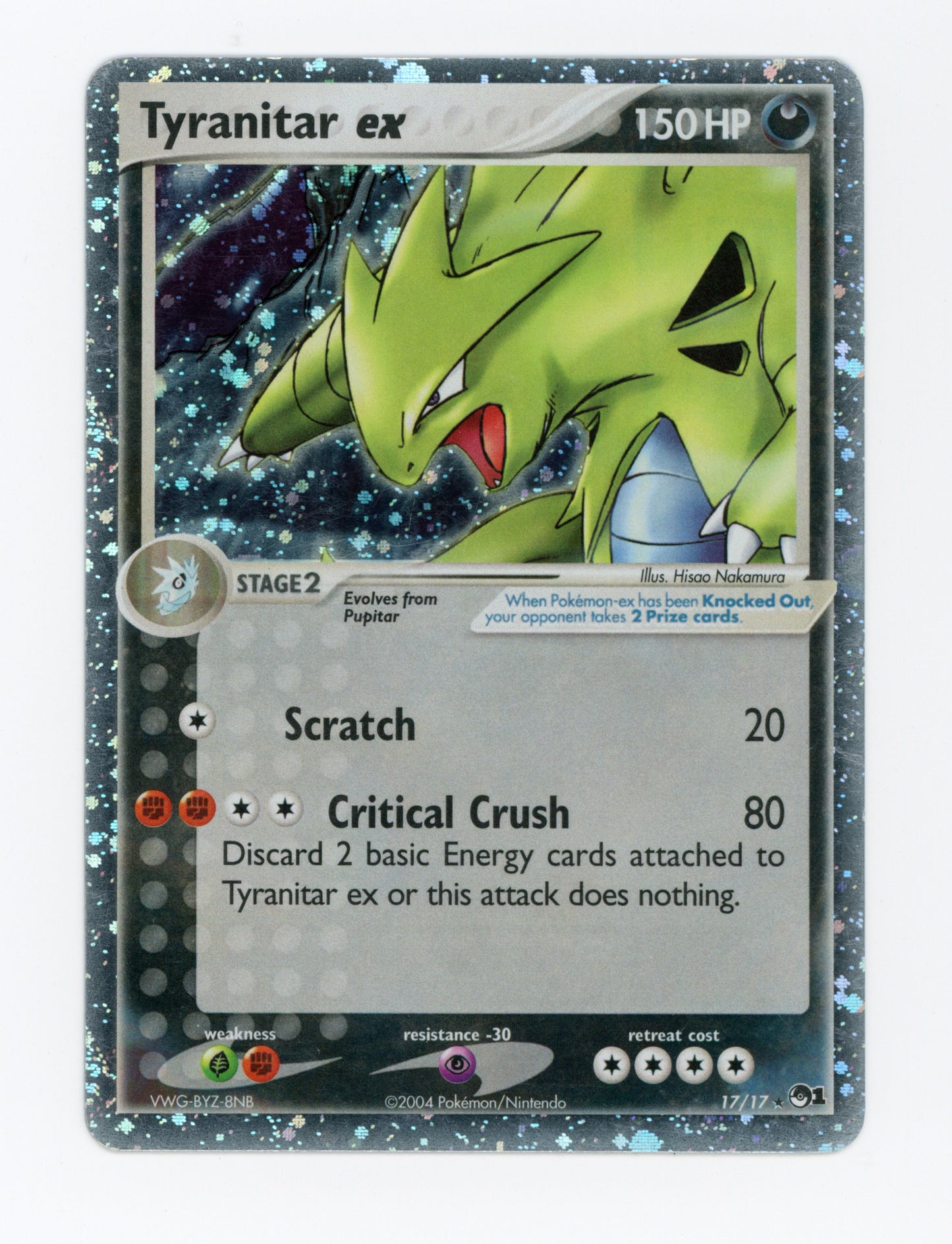 Tyranitar ex — Rare|Holo — ID 17877
