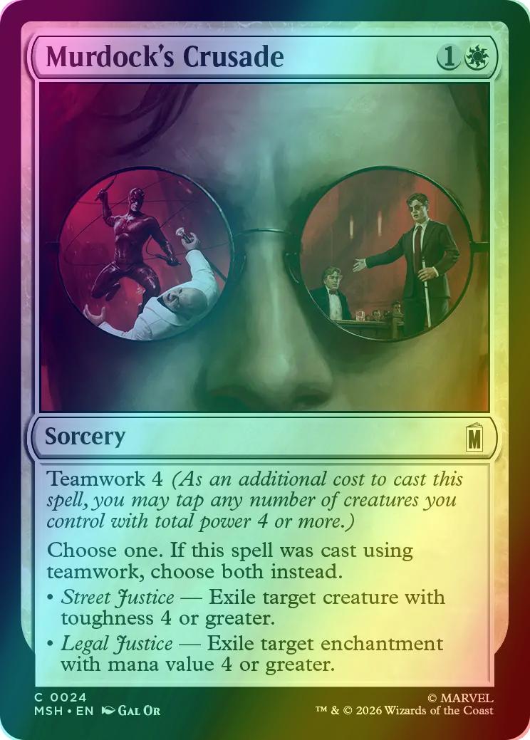 Murdock's Crusade [24] [Marvel Super Heroes] [Foil]
