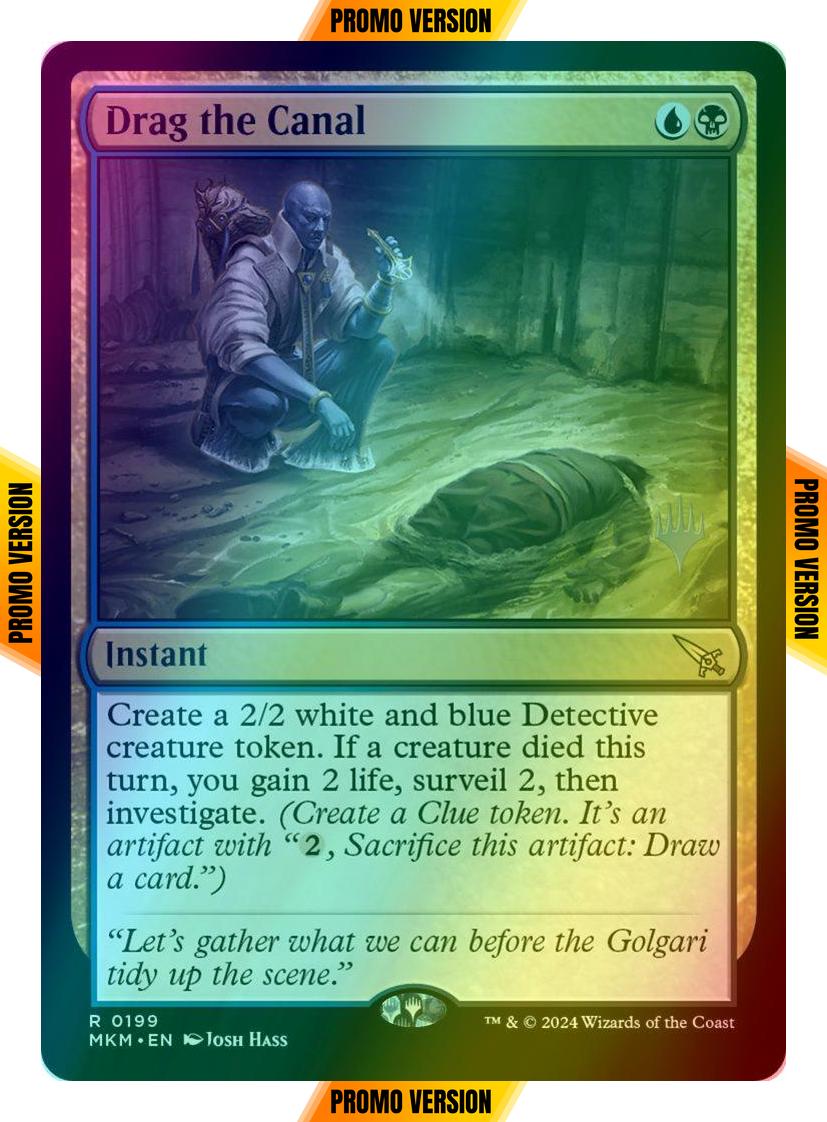 Drag the Canal [199p] [Promo Pack] [Murders at Karlov Manor: Promos] [Foil]