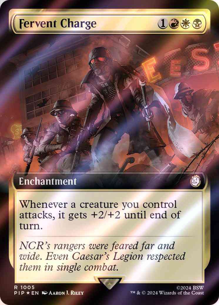 Fervent Charge [1005] [Extended Art] [Fallout] [Surge Foil]